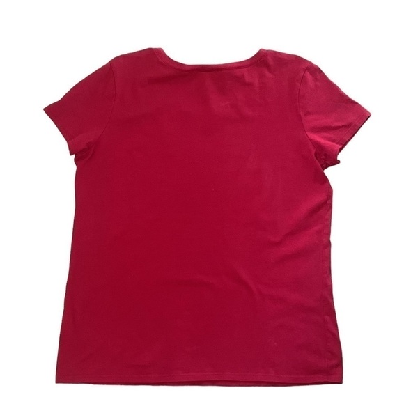 Red “Love” Crystal Short Sleeved T Shirt Size XL - Picture 2 of 4